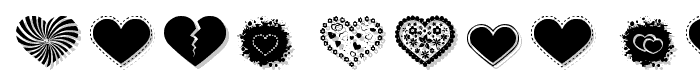 Sexy Love Hearts 2 font